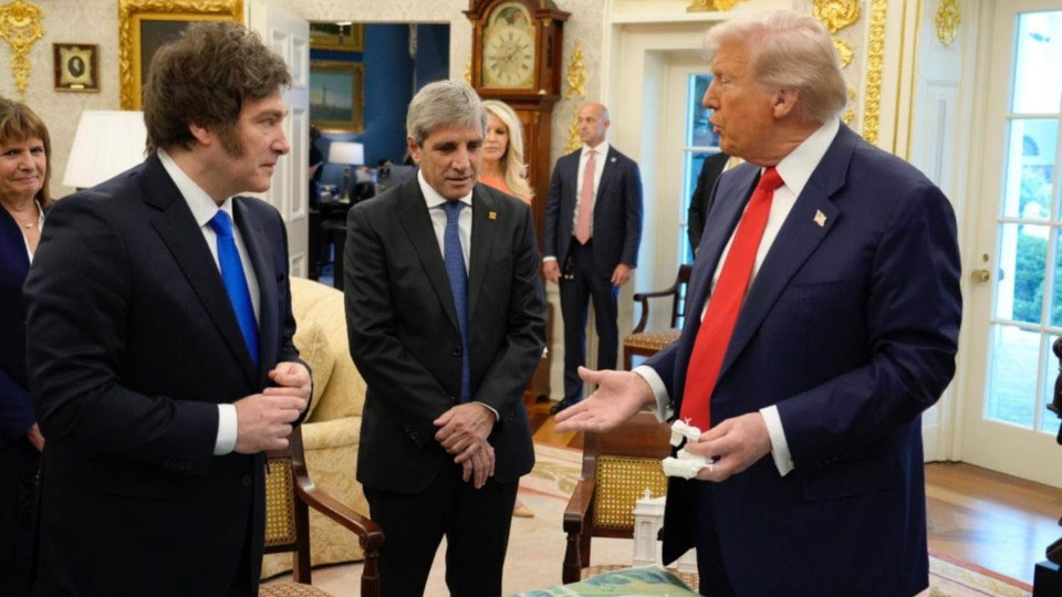 Patricia Bullrich,Javier Milei and Luis Caputo with Donald Trump Patricia Bullrich,Javier Milei and Luis Caputo with Donald Trump