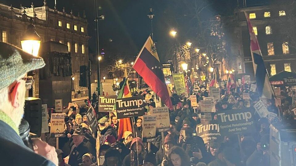 Streets of London fill with protest against Trump