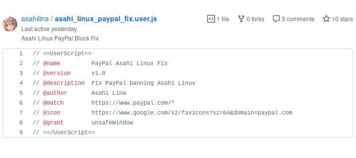 Gist to allow user of PayPal by the M1 processor on Linux